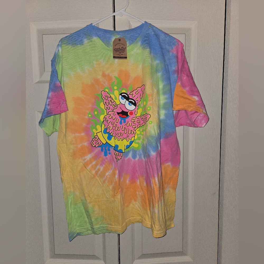 Nickelodeon Tie-Dye Shirt with Cartoon Character